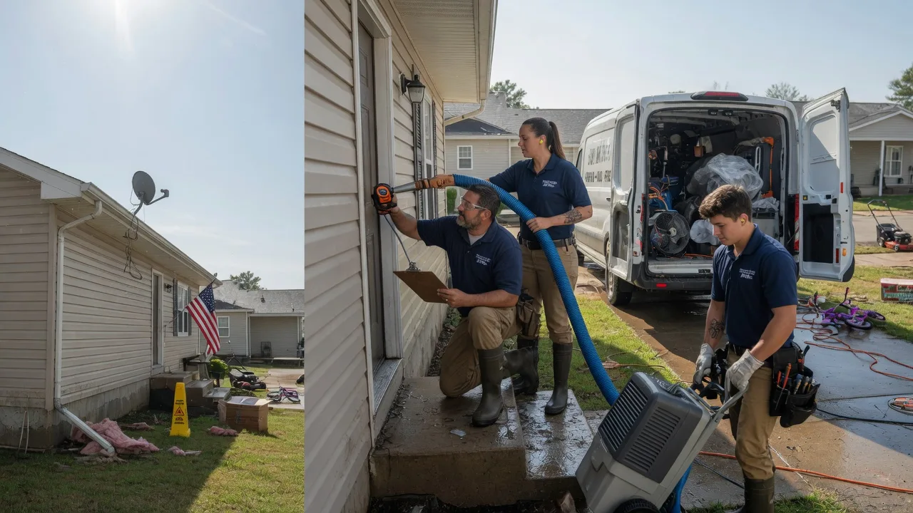 Ceiling Water Damage Restoration in Elcho, WI near me